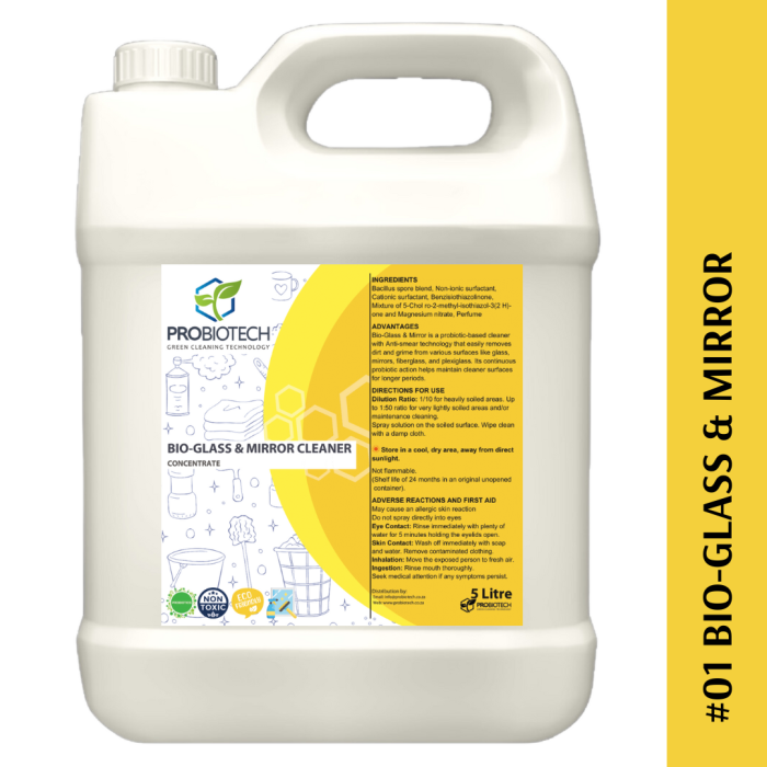 Bio-Glass & Mirror Cleaner
